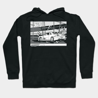 Skyline gtr r34 vector car Hoodie